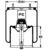 PE Automotive 084.082-73A Boot, air suspension